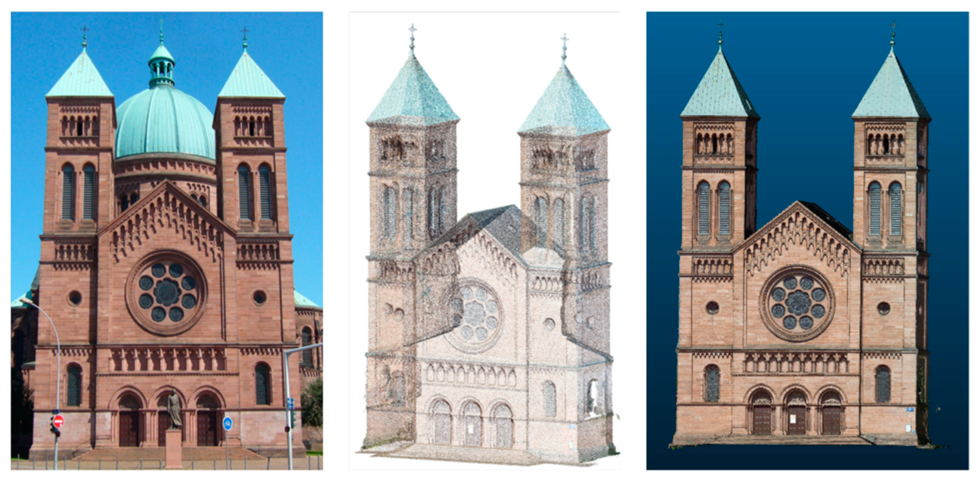 Photogrammetry point cloud and built-heritage documentation.
